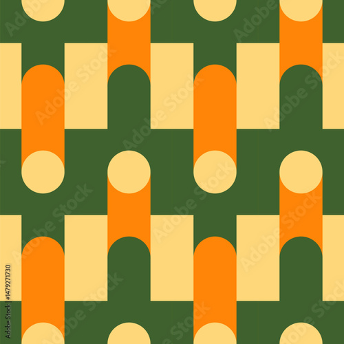Abstract geometric seamless...
