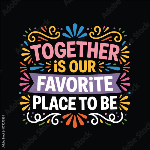 Family reunion vector T-Shirt Design, Hoodie, Bag and more uses, Typography T-Shirt Design