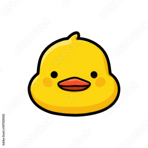 rubber duck isolated on white