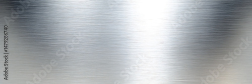 Brushed Metal Texture Background in Silver