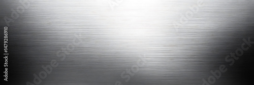 Brushed Metal Texture Background in Silver