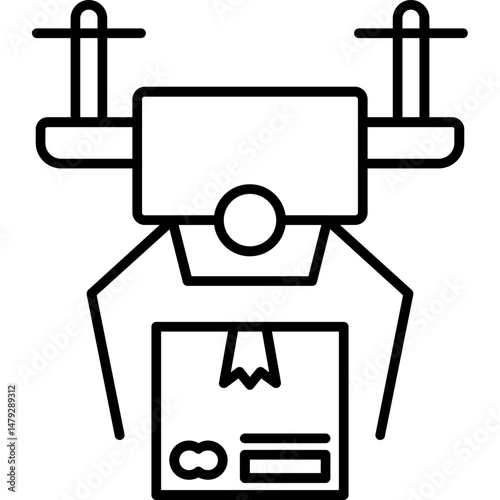Drone Delivery Icon