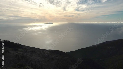 Like islands in heaven, off the cost of Llogora, Albania photo