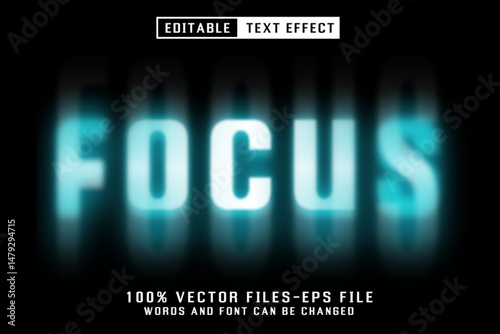 Focus Editable Text Effect
