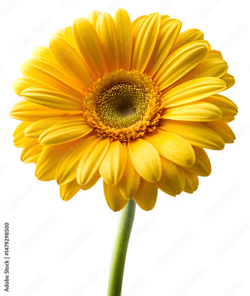 Naklejka premium yellow gerber daisy generative ai
