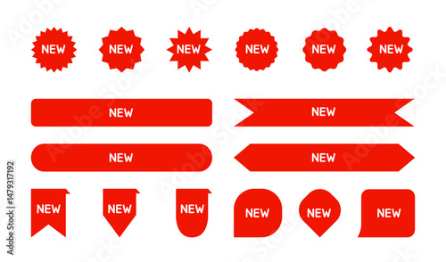 Set of red starburst. Price sticker, sale sticker, price tag, starburst, quality mark, retro stars, sale or discount sticker, sunburst badges, sun ray frames, promotional badge set, shopping labels.