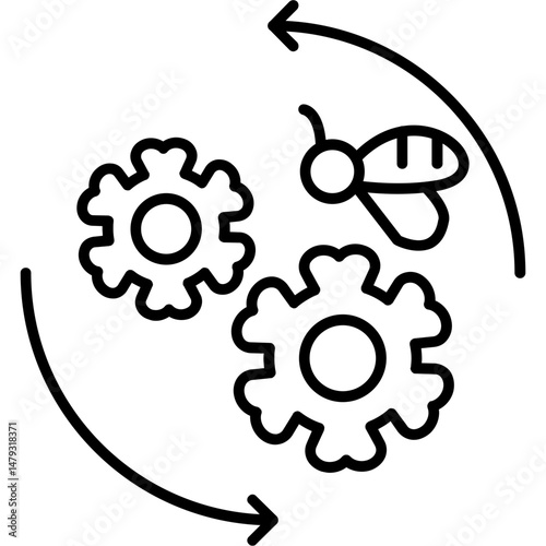 Pollination Process Icon