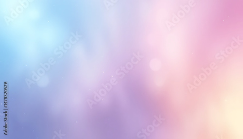Pastel gradient abstract background. Soft blend of pink, purple, and yellow hues. Smooth transition with a dreamy, ethereal feel. Gentle light glow and subtle blur. Calming and soothing effect