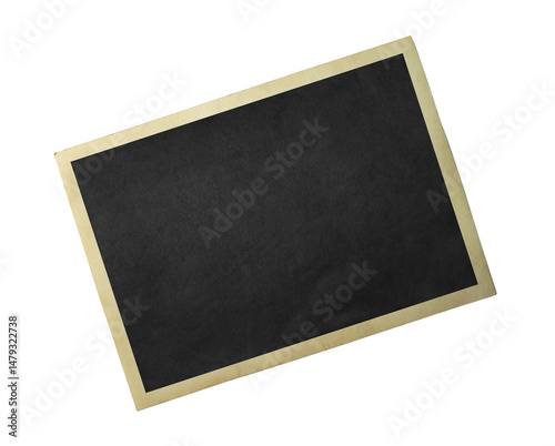 photo frame card isolated on the white backgrounds