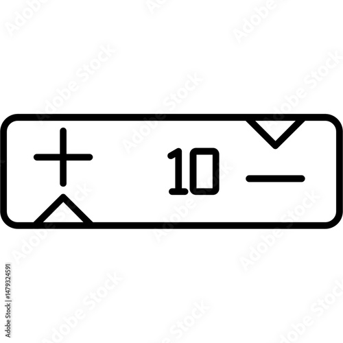 Quantity Selector Icon