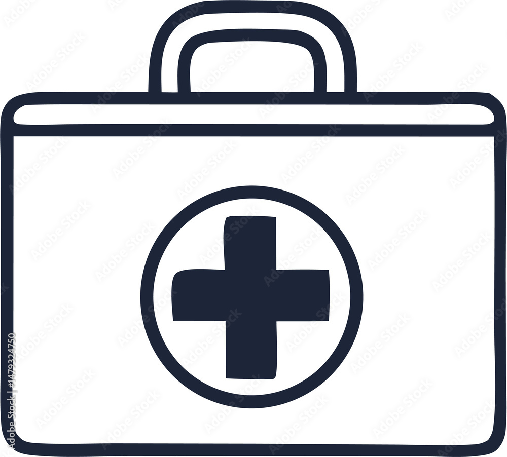 Fototapeta premium first aid kit box PNG
