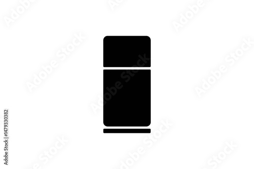 Aerosol spray can silhouette for graphic design use