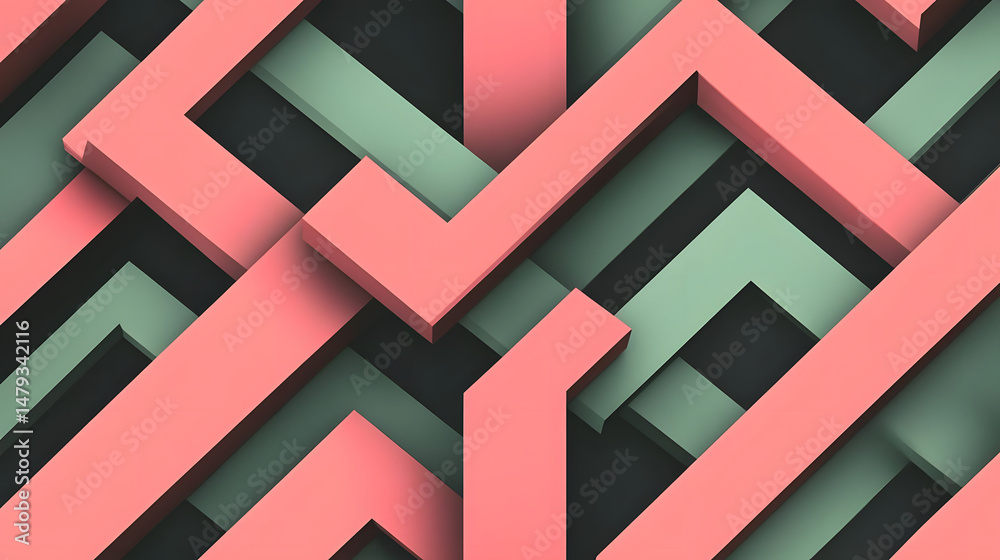 Abstract Geometric Shapes Intersect Dynamically