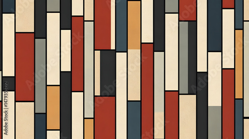 Obraz na płótnie Abstract Geometric Pattern Design w salonie
