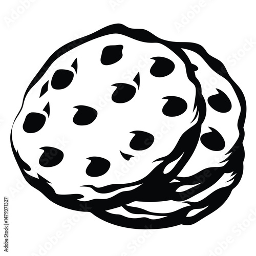 Delicious Chocolate Chip Cookies A Pair of Sweet Treats Baked to Perfection