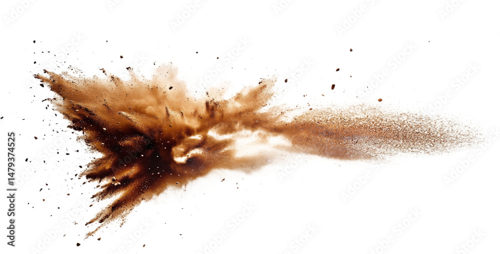 Brown Explosion Burst Brown Explosion Burst