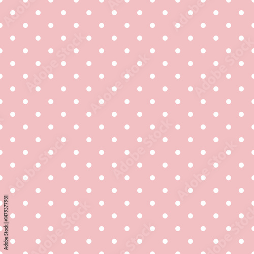 pink polka dots background
