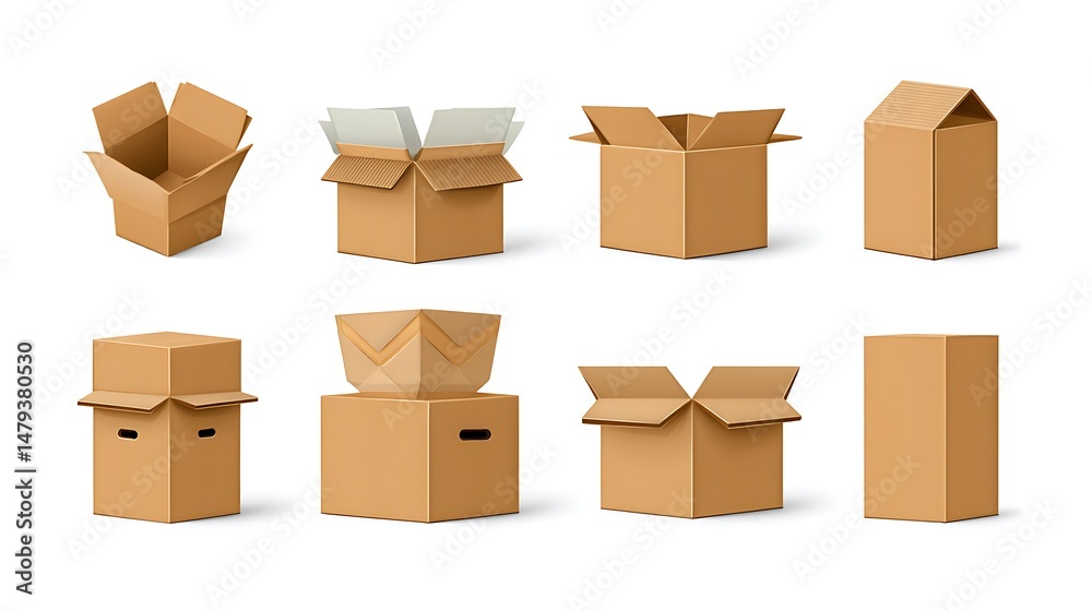 Fototapeta premium Cardboard Constructions