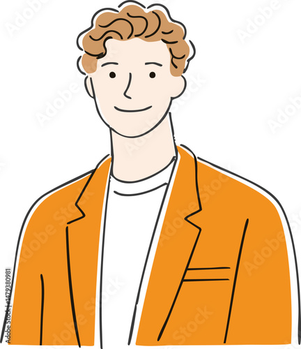 A stylish young man dressed in a contemporary outfit posing with confidence and ease, exudes a captivating charisma.