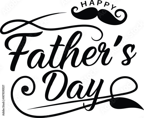 Classic Father's Day Typography Design