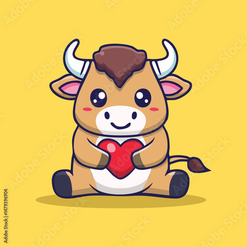 adorable and cute buffalo