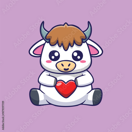 adorable and cute buffalo