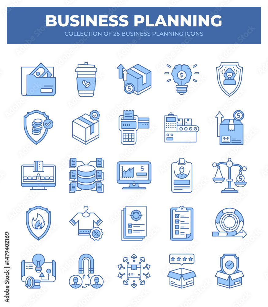 Business Planning. 25 Essential Icons for Strategic Growth Business Planning. 25 Essential Icons for Strategic Growth