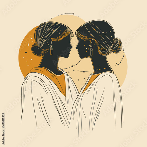 inspired by the Gemini constellation