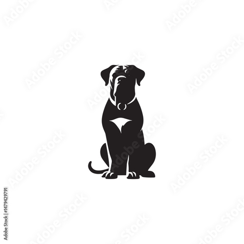 Boerboel Dog Silhouette Vector – Strong, protective, and loyal canine outline, ideal for breed-specific designs, digital art, merchandise, T-shirts, pet-themed projects, and creative endeavors.
