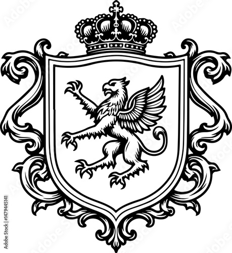 Griffin Heraldic Coat of Arms