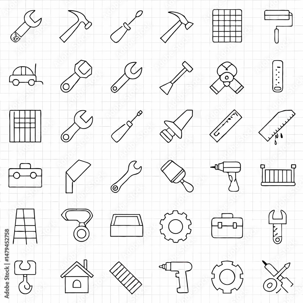 Doodle Icons Vector Set Seamless Pattern with School Business Art and Music Symbols
Doodle Icons Vector Set Seamless Pattern with School Business Art and Music Symbols