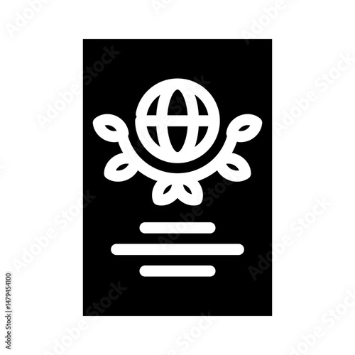 human rights glyph icon