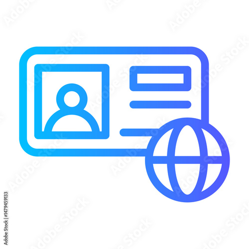 citizen gradient icon