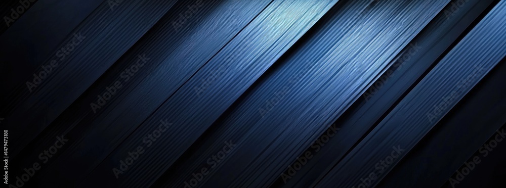 Obraz premium A close-up view of sleek. dark. textured panels with vertical lines. creating a modern aesthetic. suitable for architectural design or technology backgrounds