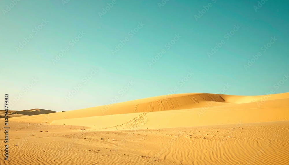 Exploring the vast sand dunes desert landscape nature photography bright blue sky panoramic view serenity and adventure Exploring the vast sand dunes desert landscape nature photography bright blue sky panoramic view serenity and adventure