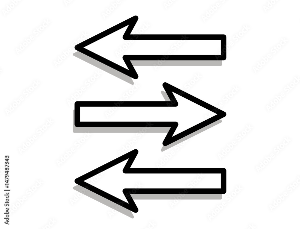 Arrow Icons 20 : arrow, icon, direction, vector, symbol, sign, choosing, path, collection, web site