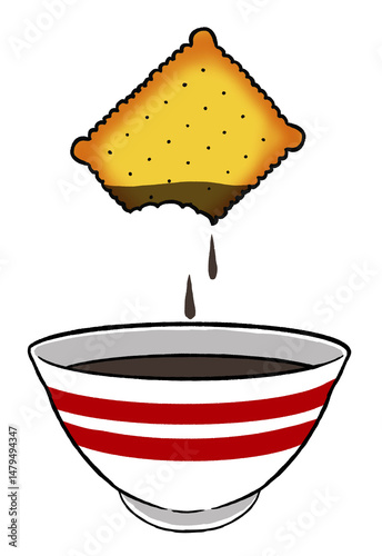 Biscuit Trempé, Gourmand, Petit-Déjeuner