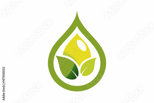 drop of oil vector illustration 