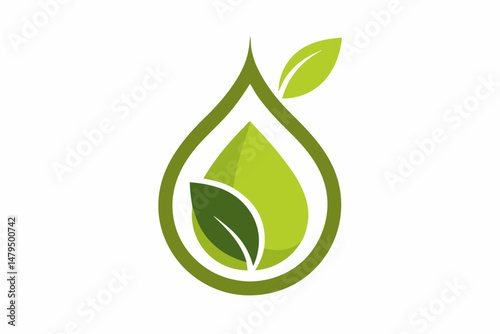 drop of oil vector illustration 