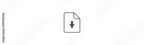 Downloading File Icons.  document, link, download file, folder, data and more. Vector Illustration