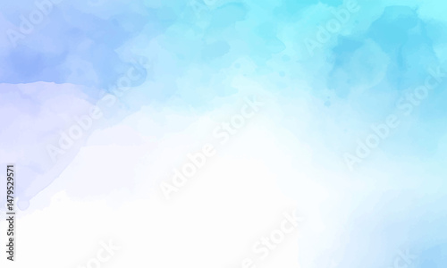 Blue and Purple Watercolor Texture Background
