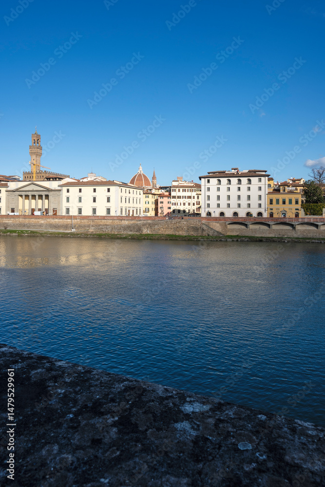 Obraz premium The Old Town of city of Florence, Tuscany Region, Italy
