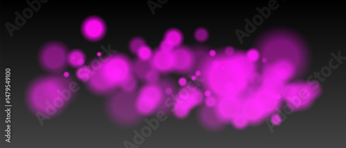 Purple bokeh particles with warm soft blur and glowing intensity. Firelight scatter on transparent background with dynamic haze.
