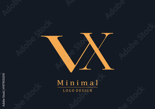 VX abstract logo mark