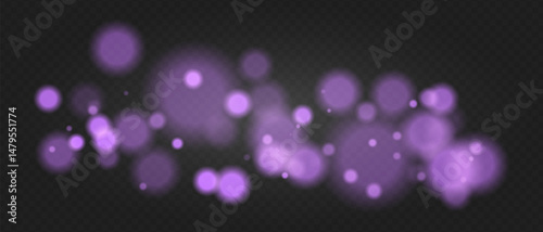 Rose bokeh. Soft glowing spheres with warm tint and blur, floating abstract particles for elegant, dreamy or romantic visual compositions.