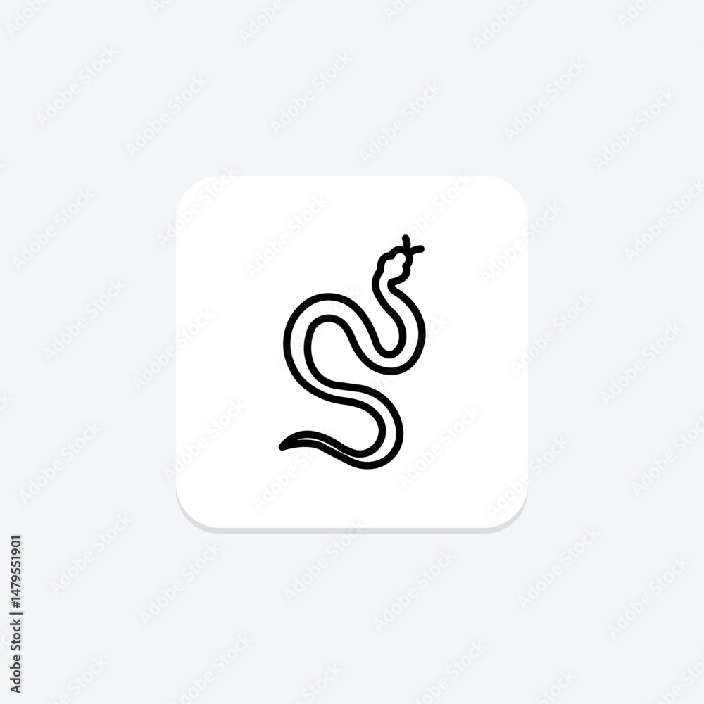 Obraz premium Corn Snake, vector, pixel perfect, illustrator file