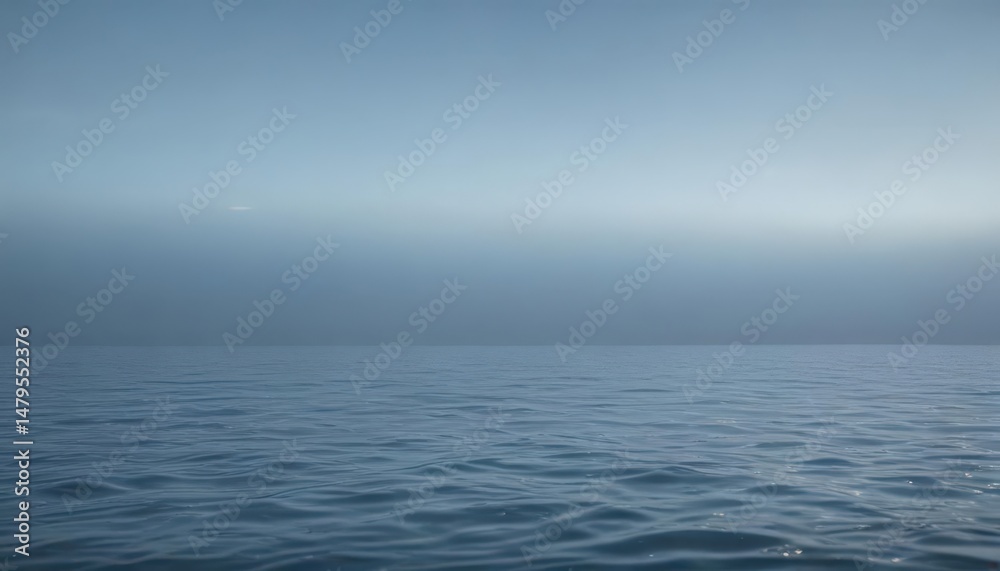 Obraz premium Soft, tranquil light blue gradient, evoking calm ocean depths , wallpaper, teal, digital art