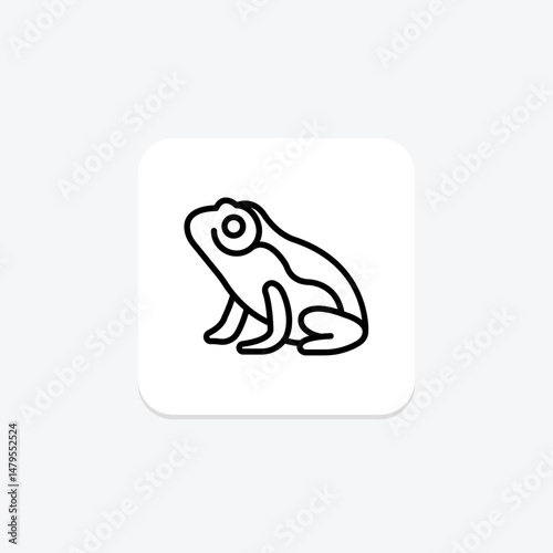 African Dwarf Frog, vector, pixel perfect, illustrator file