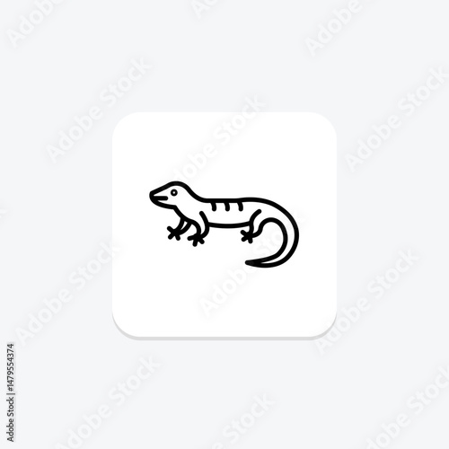 Blue Tongued Skink, vector, pixel perfect, illustrator file