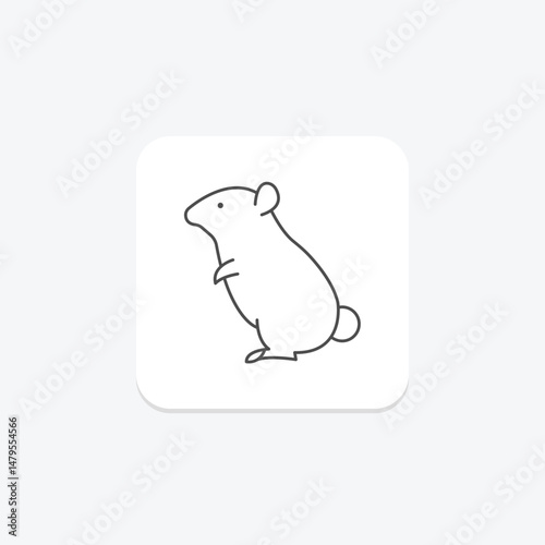 Hamster, vector, pixel perfect, illustrator file